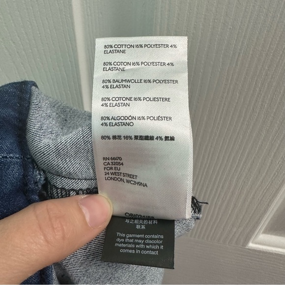 Free People We The Free Women’s Size 0 Denim Wrap Mini Short Skirt - Picture 6 of 9